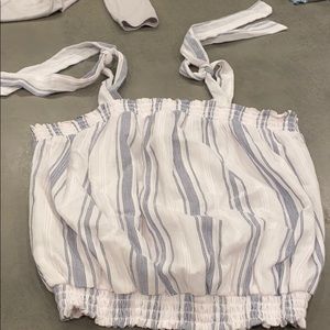 Puffy striped shirt